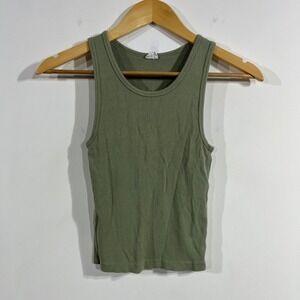 Wilfred Free Coastal Layering Ribbed‎ Tank Top Womens Small Scoop Neck Preppy